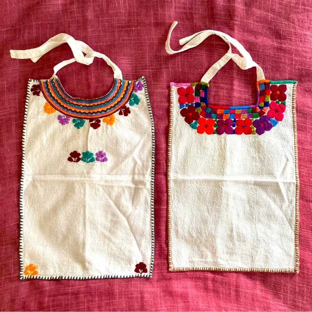 Handmade Bibs Mexican Embroidered